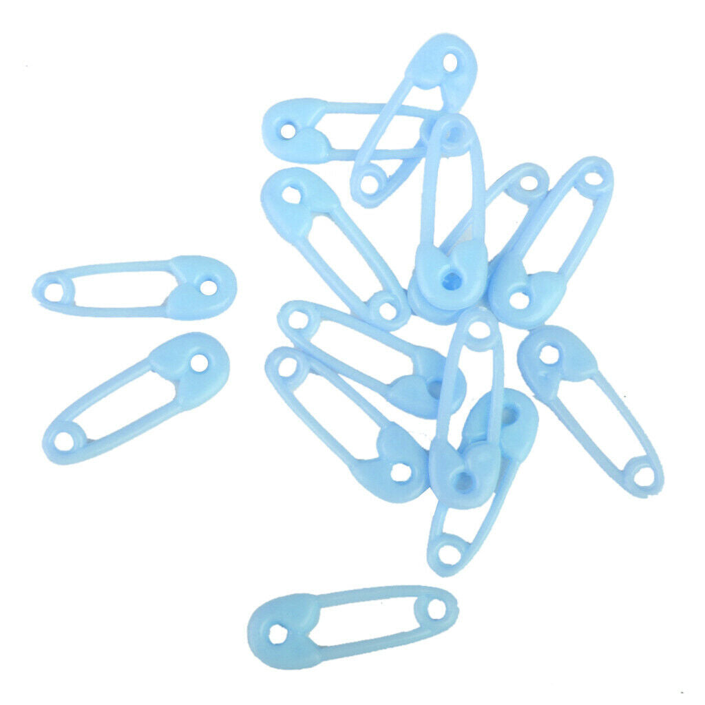 100pcs Mini Safety Pins Charms Table Scatters Decoration Christening Baby Shower