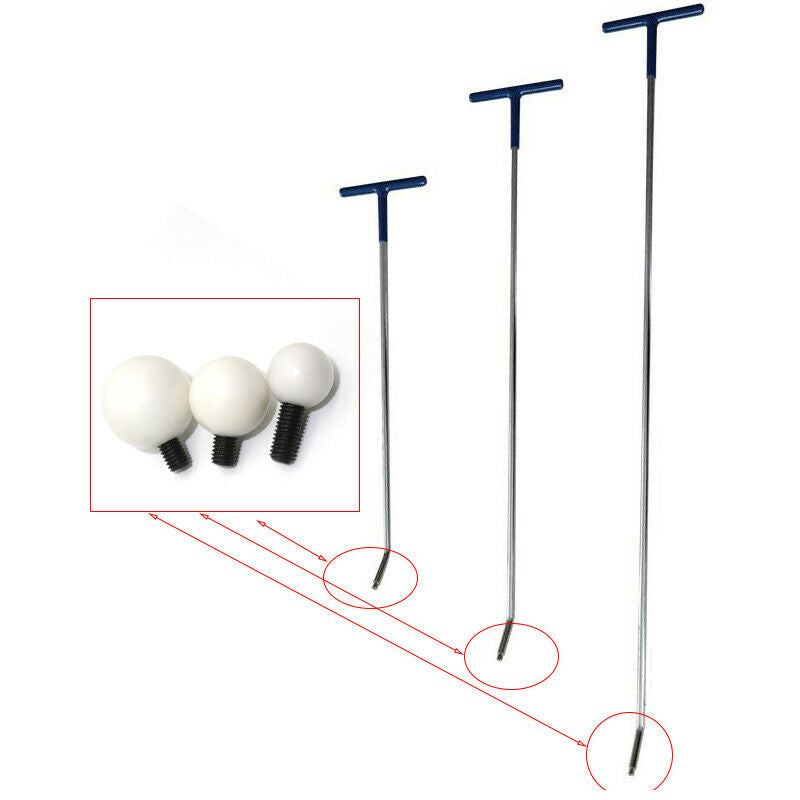 3Pc/M8 Car Body Repair Replace Head Ball Dent Tool Set Puller for Flattening Pen