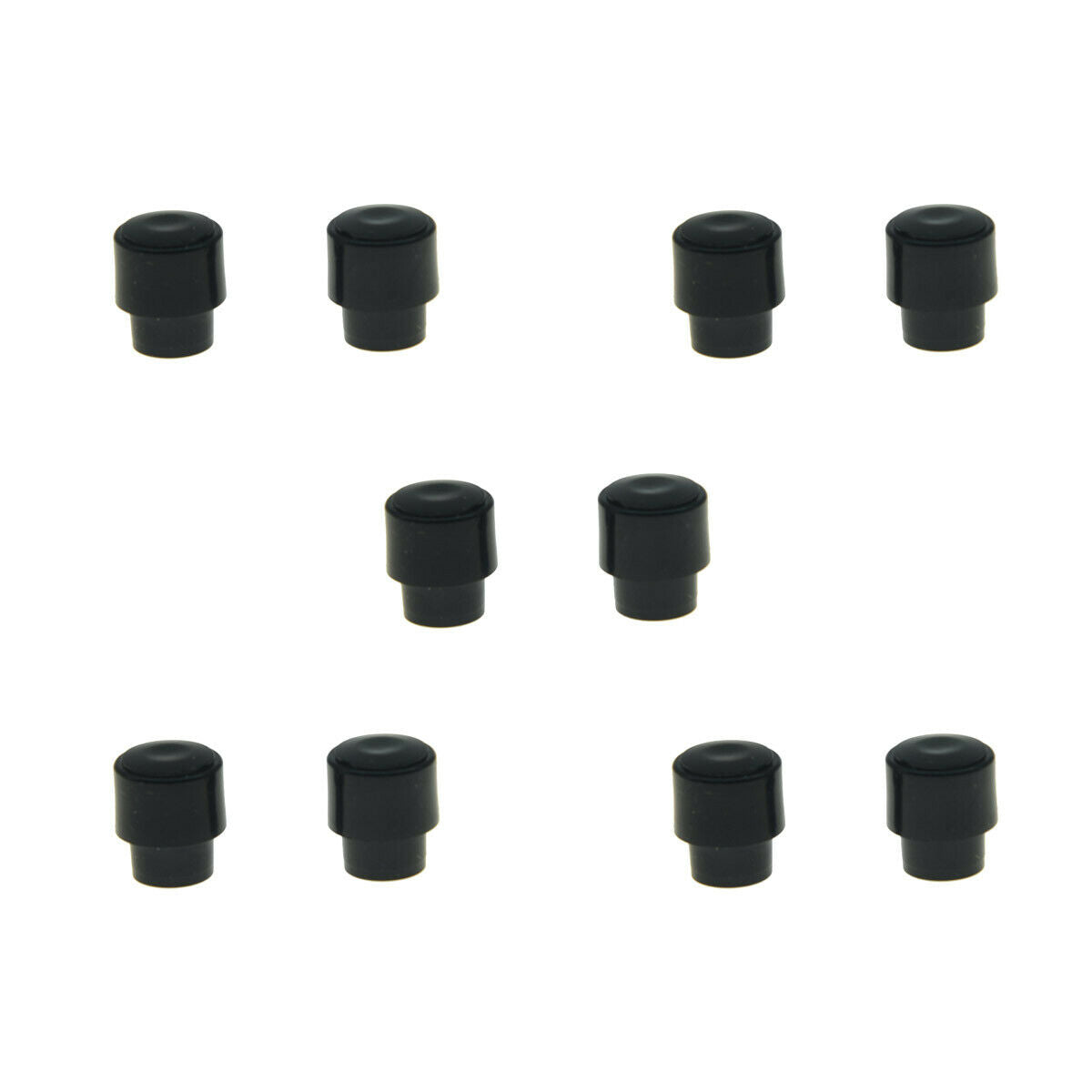 10x Black Guitar 3 & 4 Way Pickup Switch Tip Cap Barrel Switch Knob For USA Tele