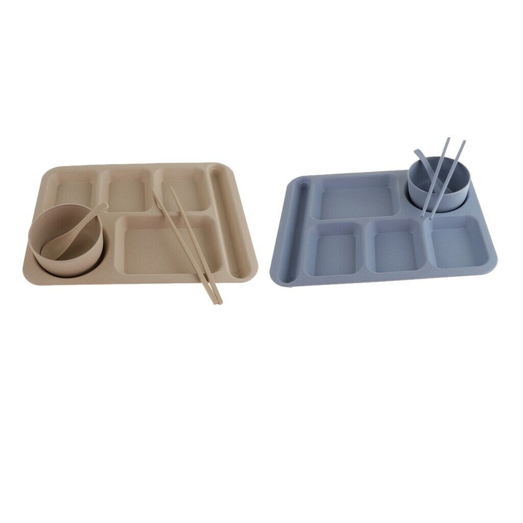 2pcs Food Storage Tray Serving Plate Appetizer Eco-friendly 36cmx26.5cm