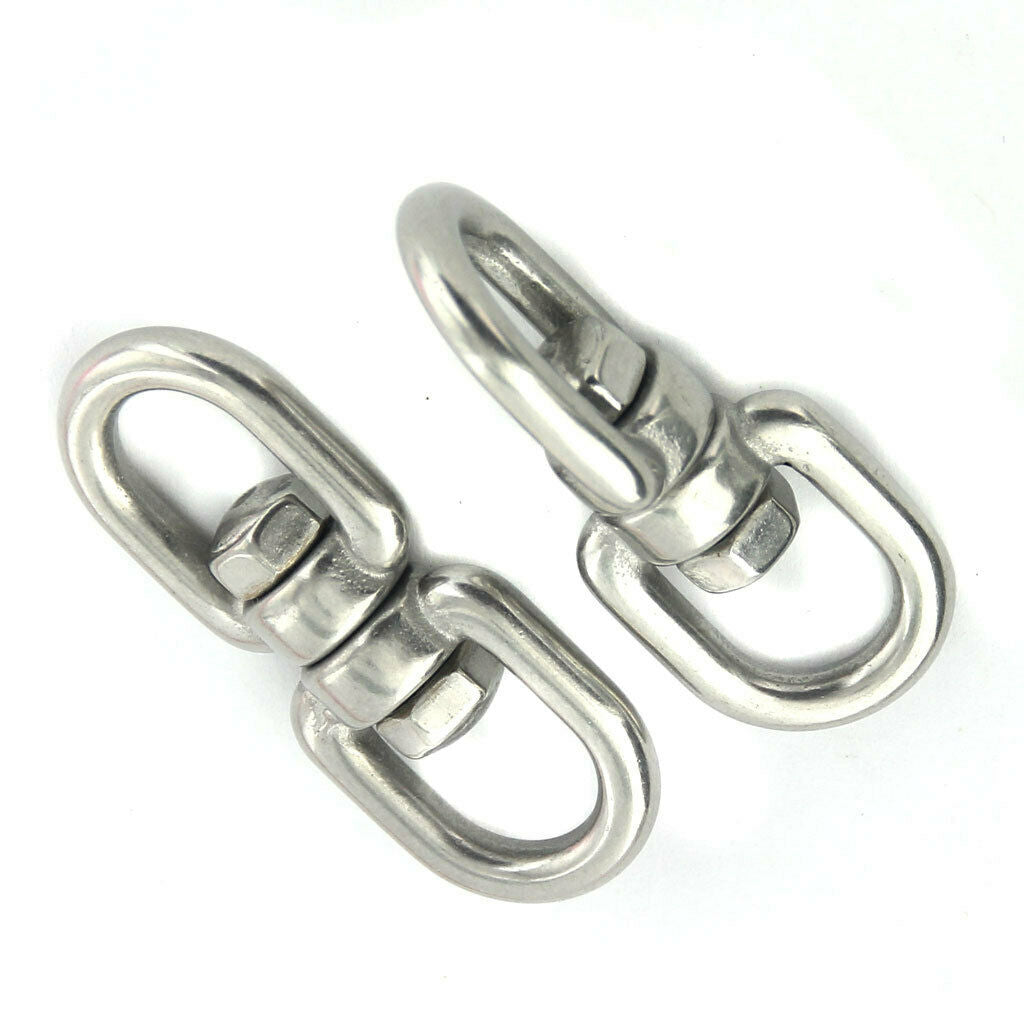 3X 2pcs Carabiners Hooks Buckles Rotation for Hiking Climbing Mountaineering