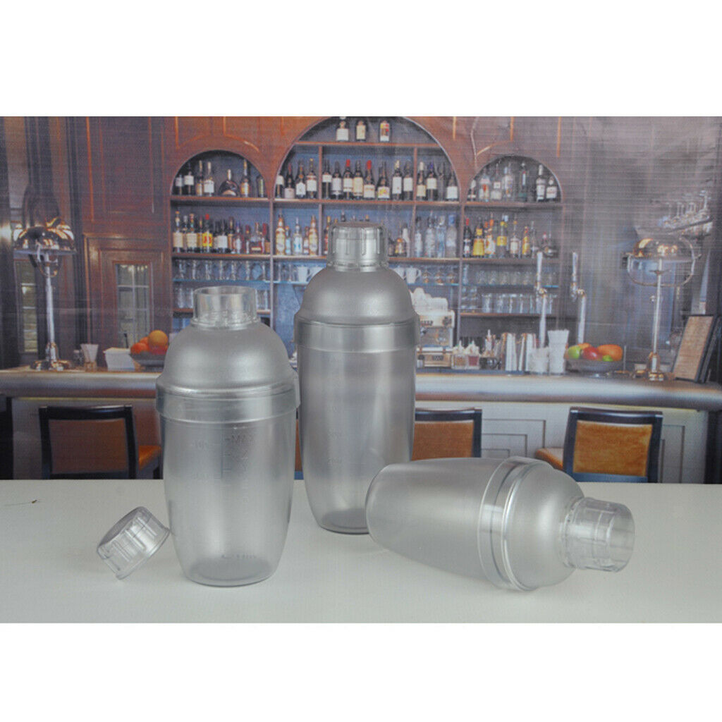 2 Pcs Bar Cocktail Shaker 530ml/18oz 700ml/24oz Wine Mixer Bareware Set