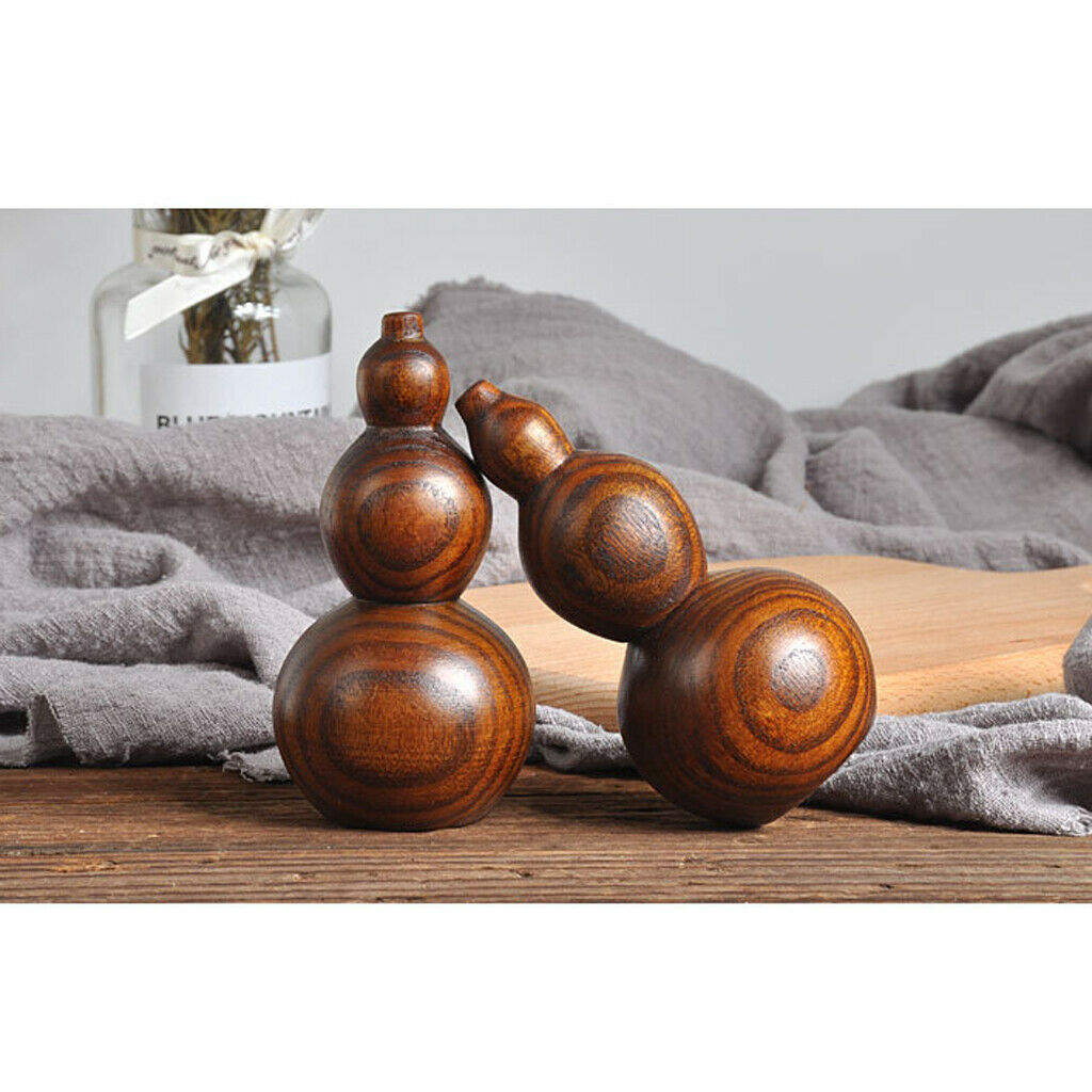 1Pcs Portable Wood Toothpick Dispenser Holders Gourd Shape Storage Organizer