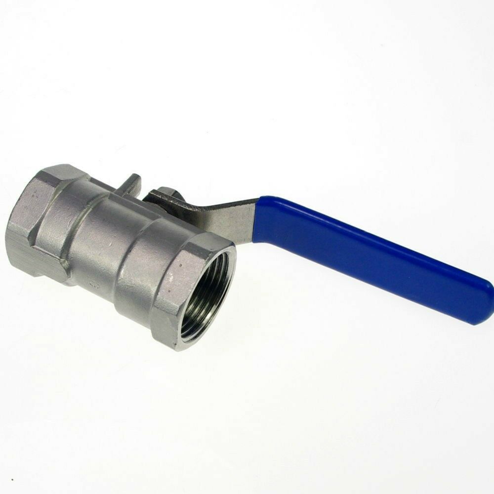 1PCS DN25 G1" Female Full Ports 304 Stainless Steel one-piece Ball Valve