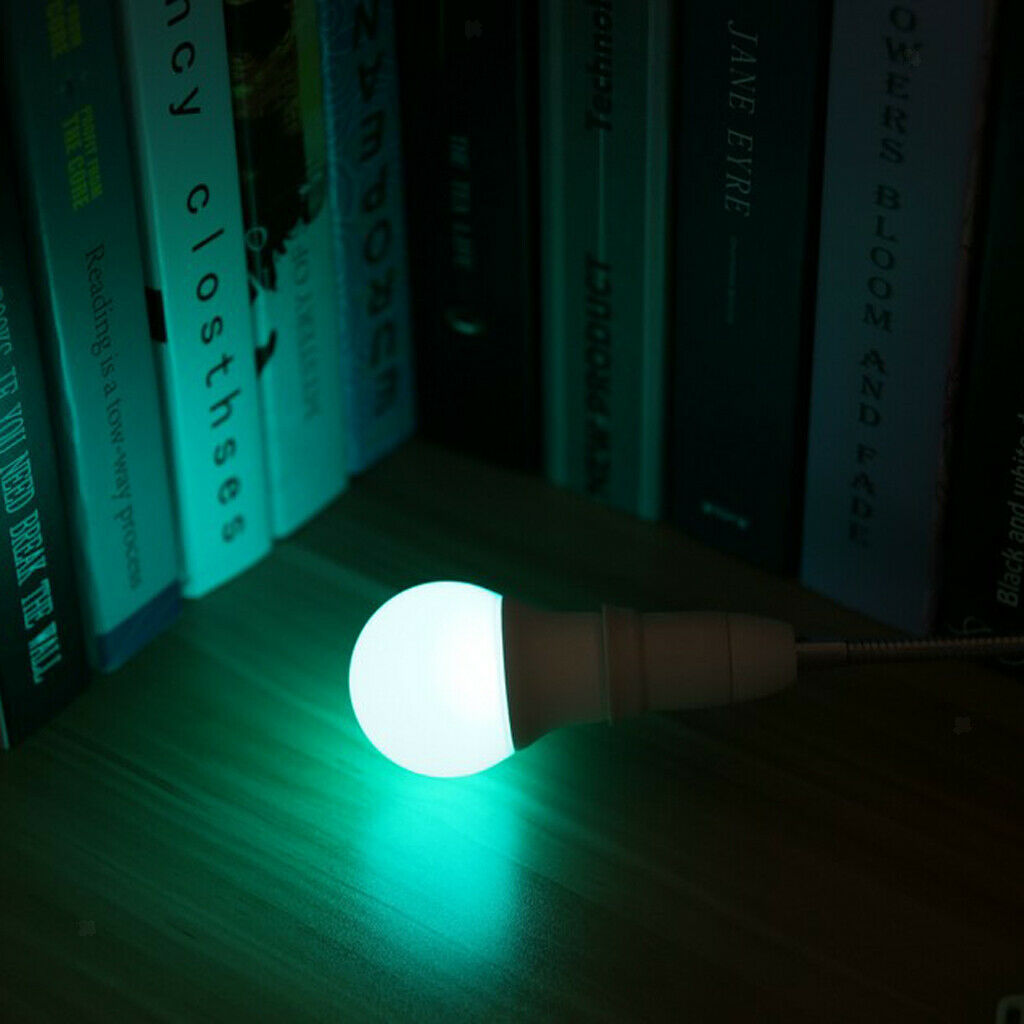 E27 5W RGBW LED Color Changing Ball Globe Light Lamp Bulb White+Remote