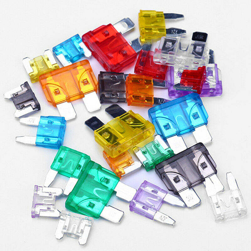 272PCS Car Blade Fuse Assortment 2 3 5 7.5 10 15 20 25 30 35AMP Auto Truck Boat