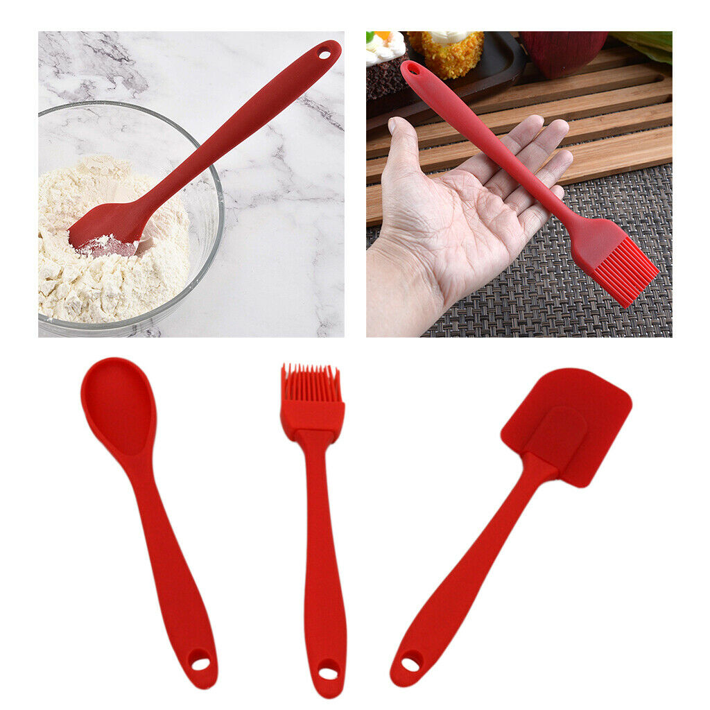 3pcs Seamless Flexible Kitchen Supplies Kitchenware f/ Home Pub Bakery Eggs