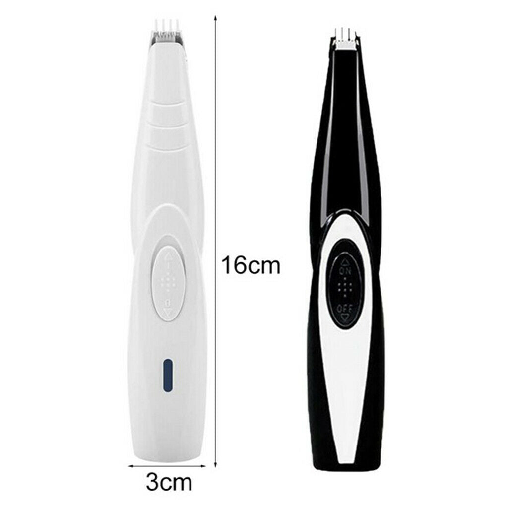 2 Set Dog Cats Foot Hair Trimmer Shaver Clippers Low Noise Easy to Use
