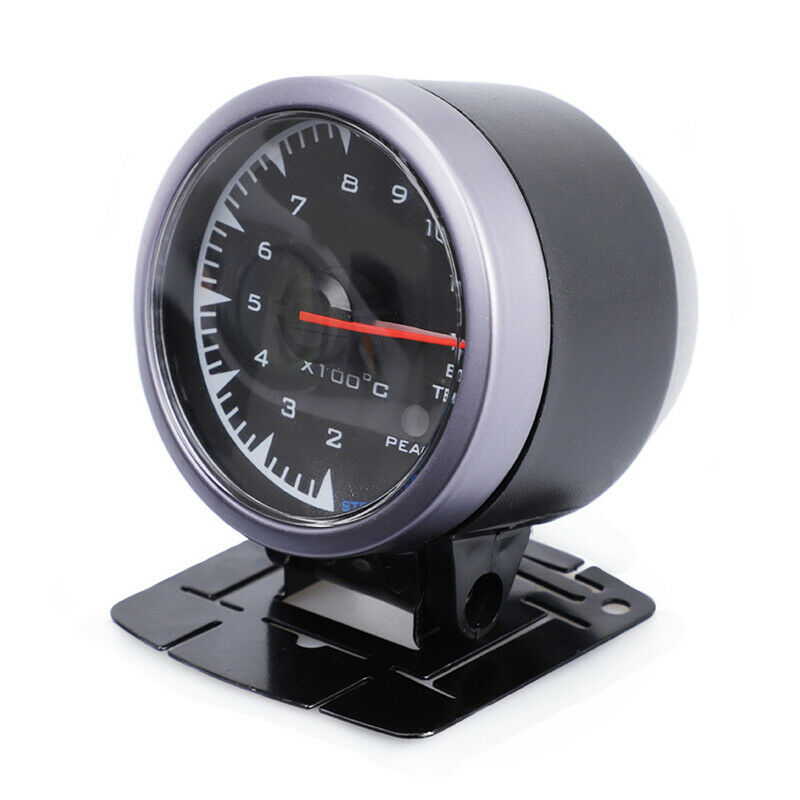 12V 2.5'' 60mm Exhaust Gas Temp Gauge 7 Color Light LED Pointer EGT w/ Sensor