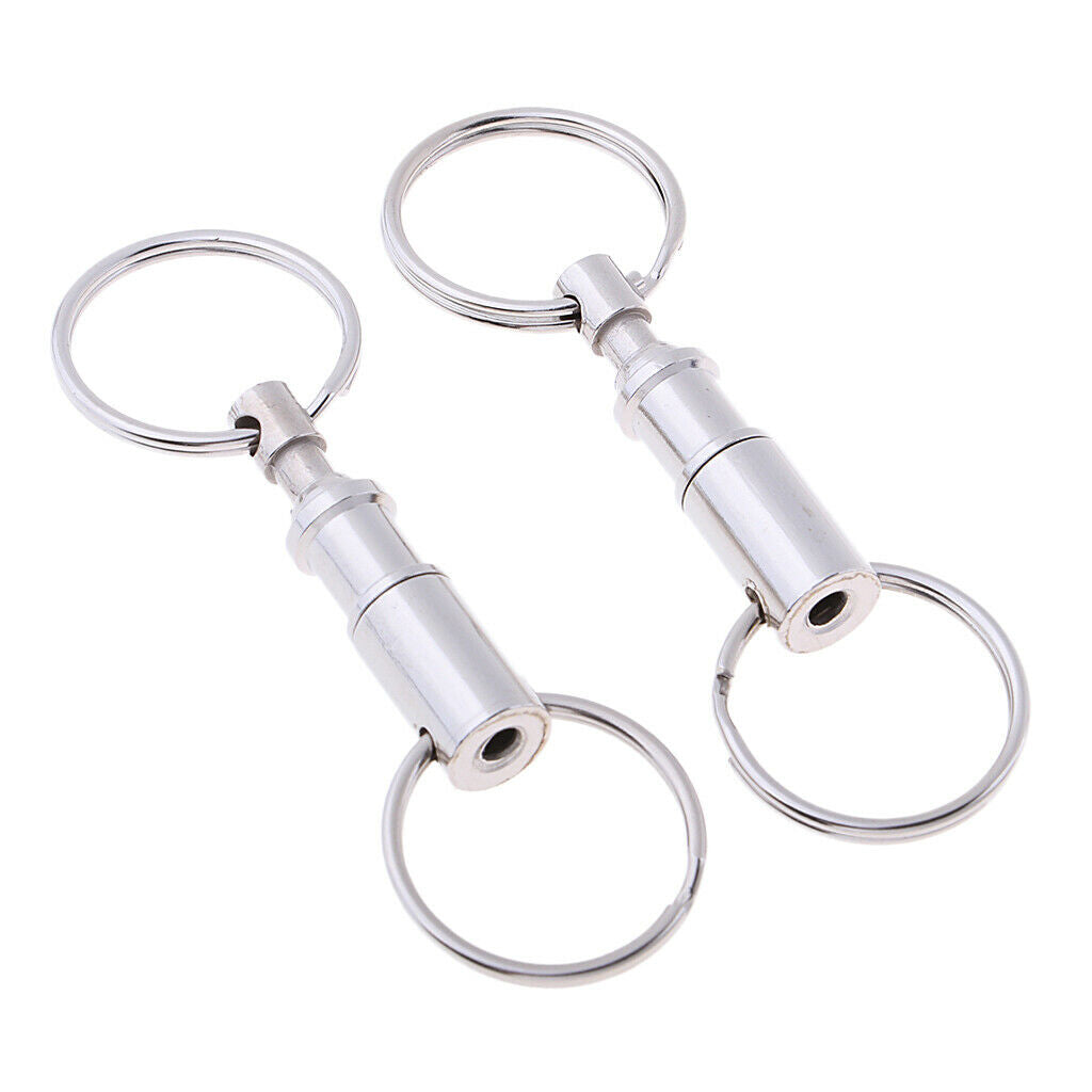 Sturdy Detachable Keychain Pull Apart Men Novelty Keychains