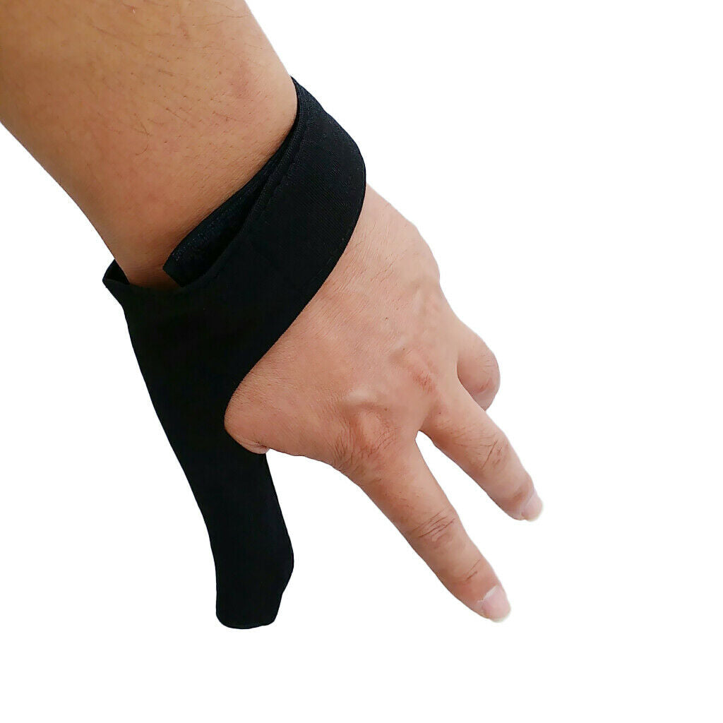 2Pcs Bowling Thumb Saver Finger Grip Protector Glove for Right and Left Hand