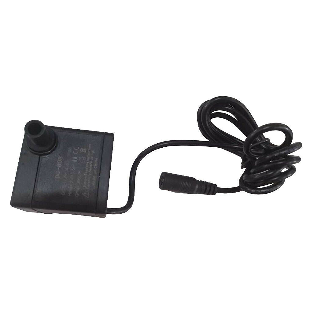 Submersible Water Pump (500L/H, 5W), Ultra Quiet Water Pump with 146cm Power