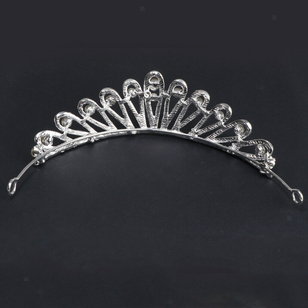 Rhinestone Crown Women Bridal Tiara Wedding Queen Prom Pageant Princess