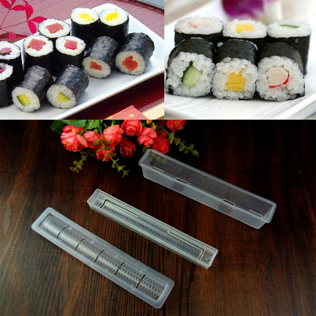 3Pieces/Set Sushi Roll Maker Rice Roll Mold Bento Accessory Baking Tools