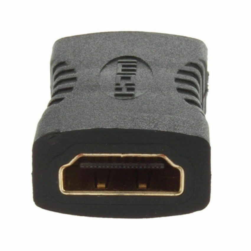Black HDMI Female to Female F F Coupler Extender Adapter Connector for HDTV HDCP