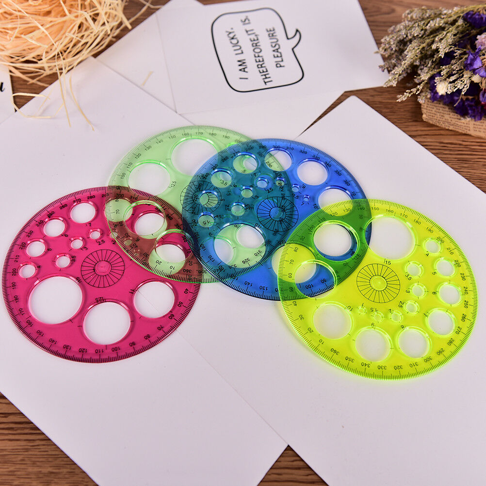 1Pc 360 Degree Sew Easy Plastic Templates Quilt Patchwork Stitch Craft Ru.l8