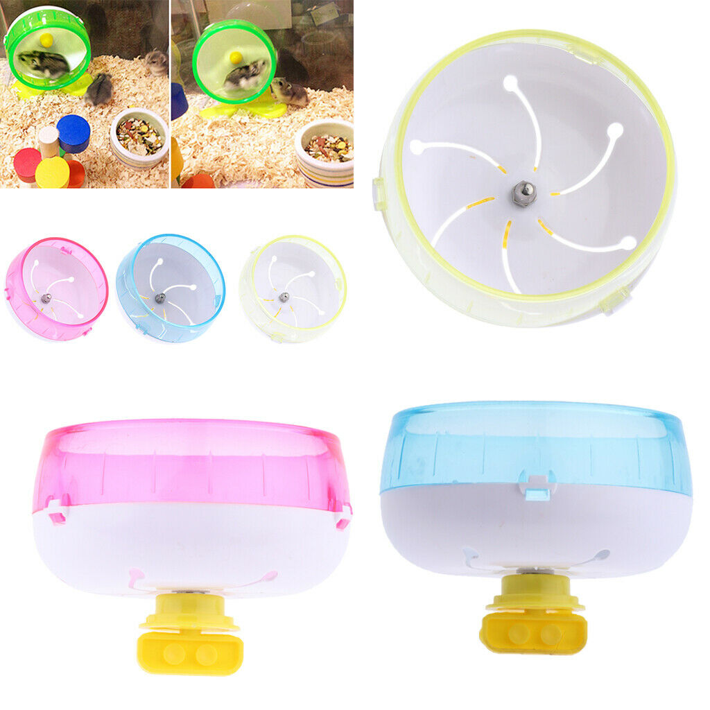 3pcs Quiet Hamster Mouse Gerbils Mice and Guinea Pigs Exercise Running Wheel