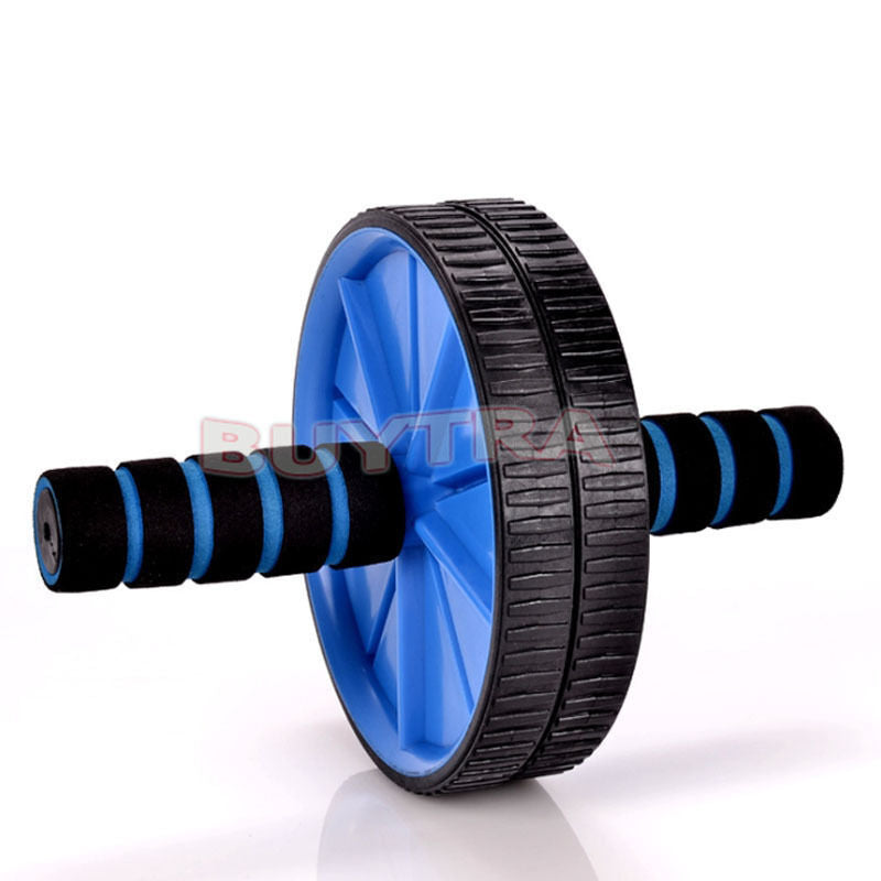 New Ab Abdominal Fitness Wheels Stomach Roller Workout Gym Exercise RollerJCDD