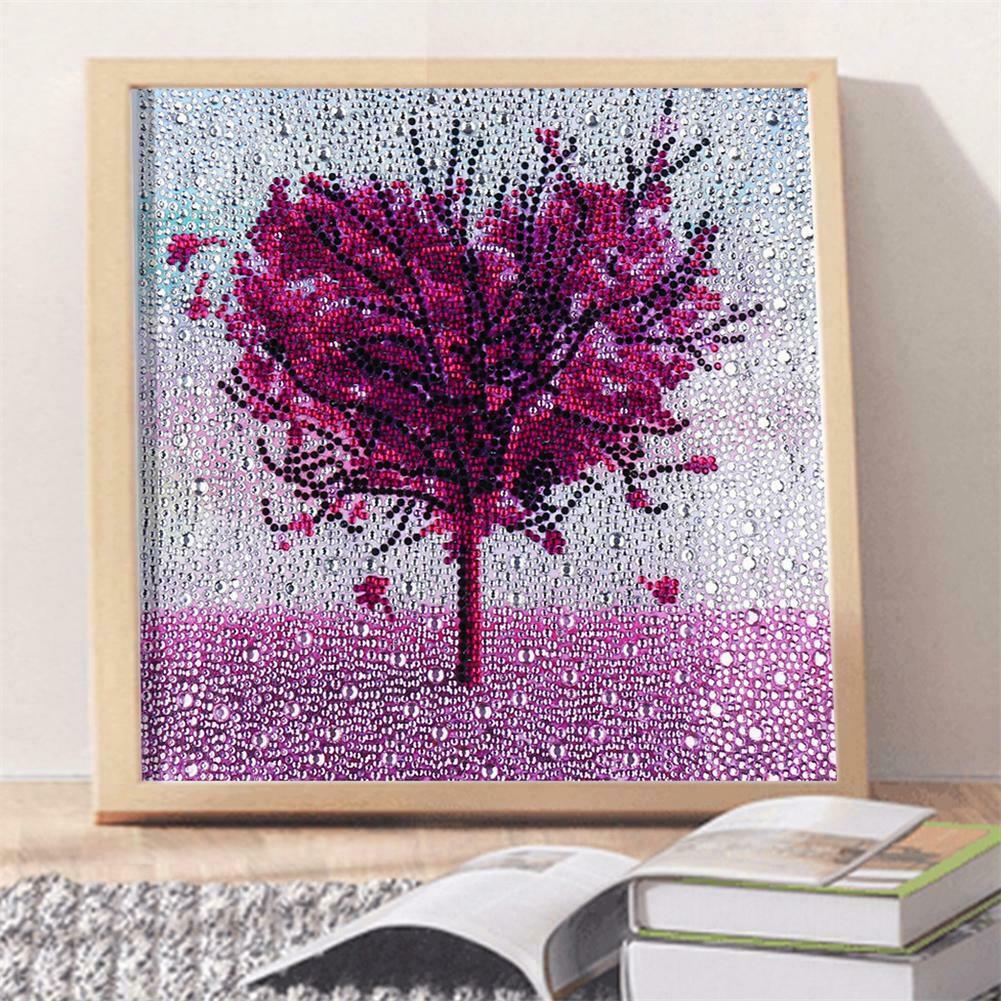 5D DIY Full Drill Special Shaped Diamond Painting Love Tree Cross Stitch @