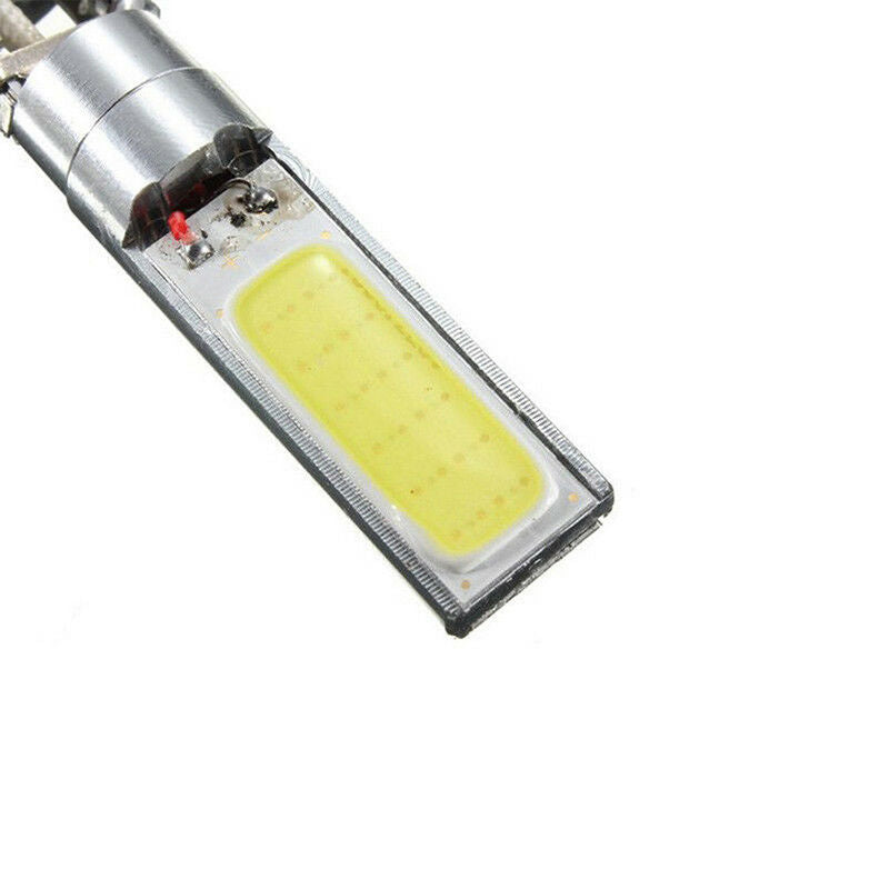 2Pcs H3 COB LED Bright Xenon White 6000K Car Auto Fog Light Lamp Bulb 12V.l8