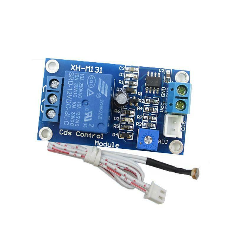 DC 12V Module Photoresistor Relay Light Detection Sensor Light Control Switch