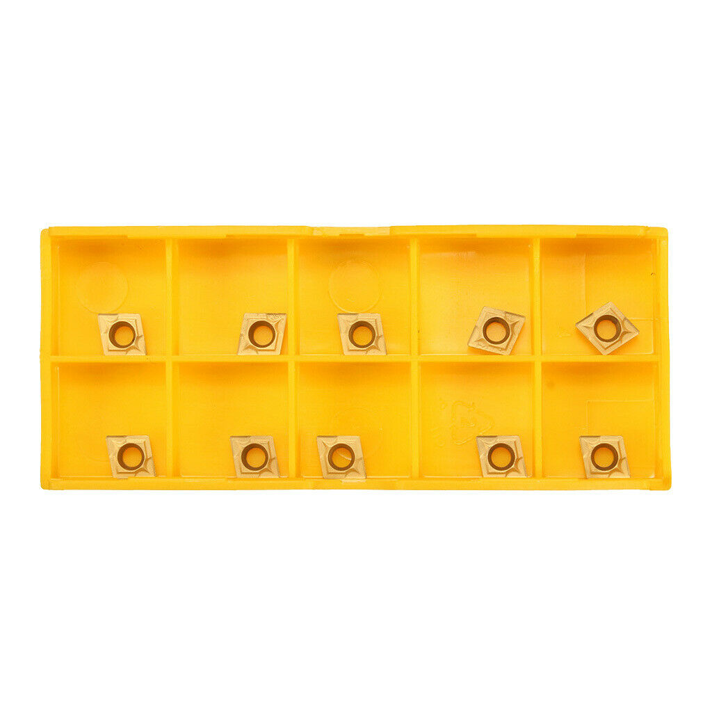 10 Pieces CCMT060204 Lathe Inserts for Steel Processing Milling Accessories