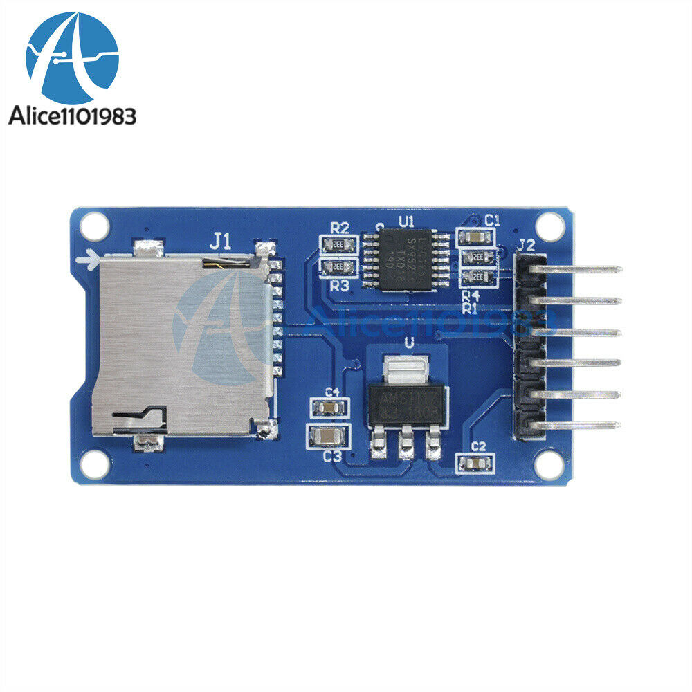 2PC Micro SD Storage Board Micro SD TF Card Memory Shield Module SPI Arduino
