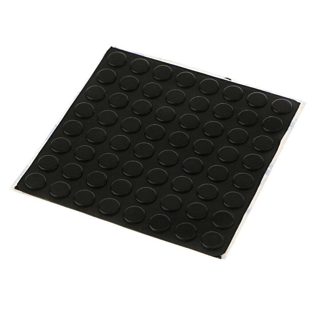 Self-adhensive Door Bumper Sound Dampening Furniture Bumpers 11x2.2mm-64pcs