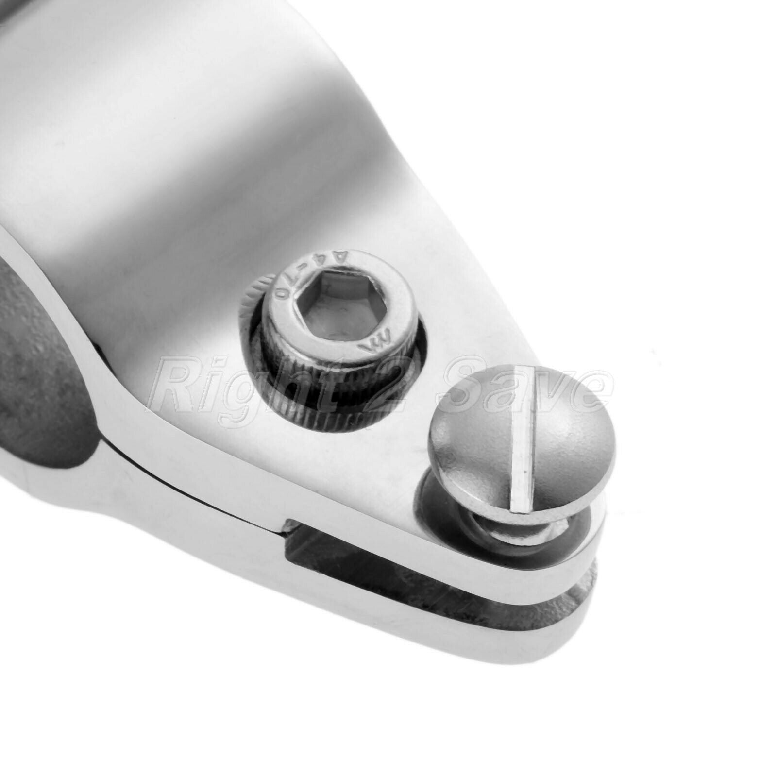 1x 7/8" Marine 316 Stainless Jaw Slide Hinged Bimini Top Hardware Boat Fitting