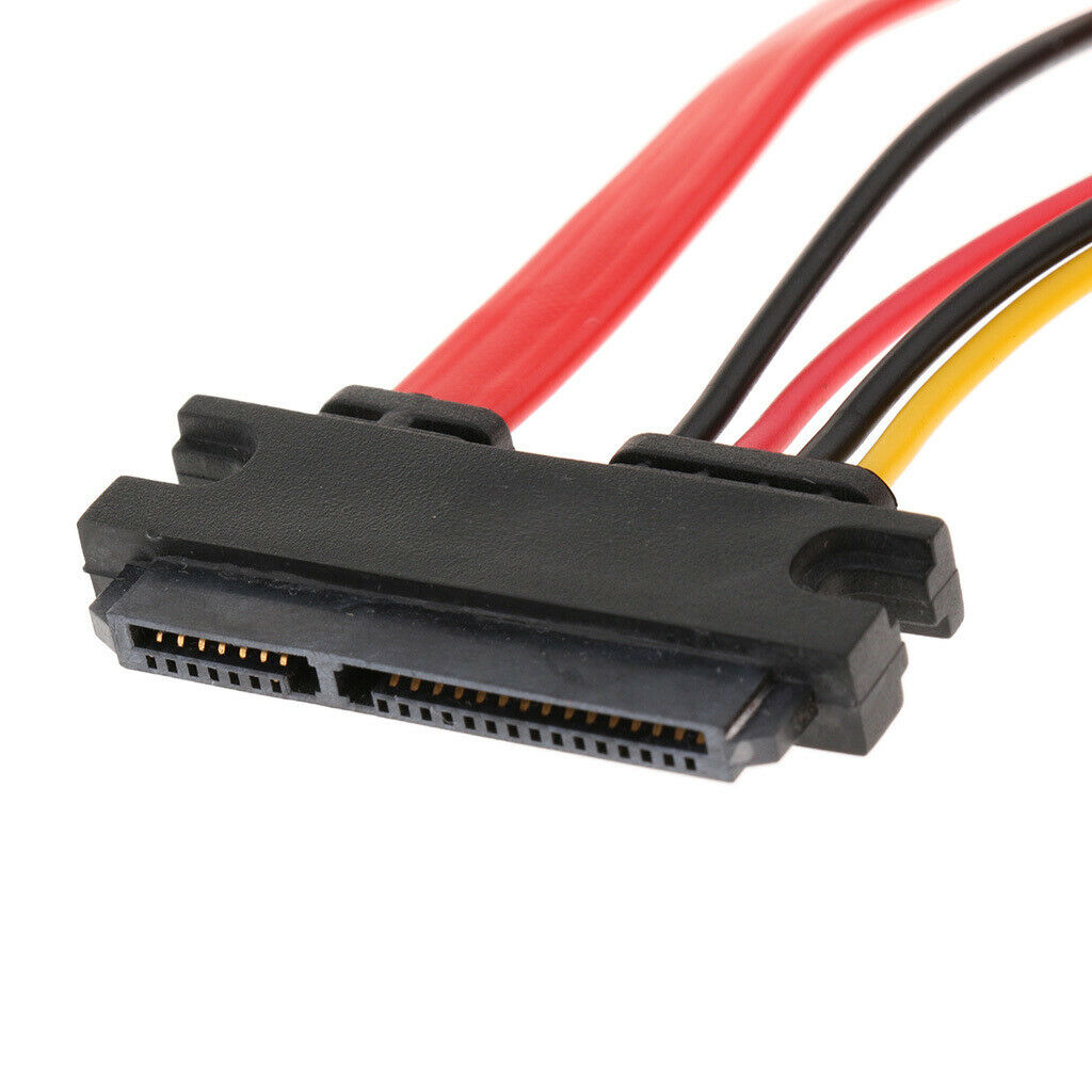 SATA hard drive cable data cable power cable 2IN 7Pin + 15Pin to L4P + 7Pin