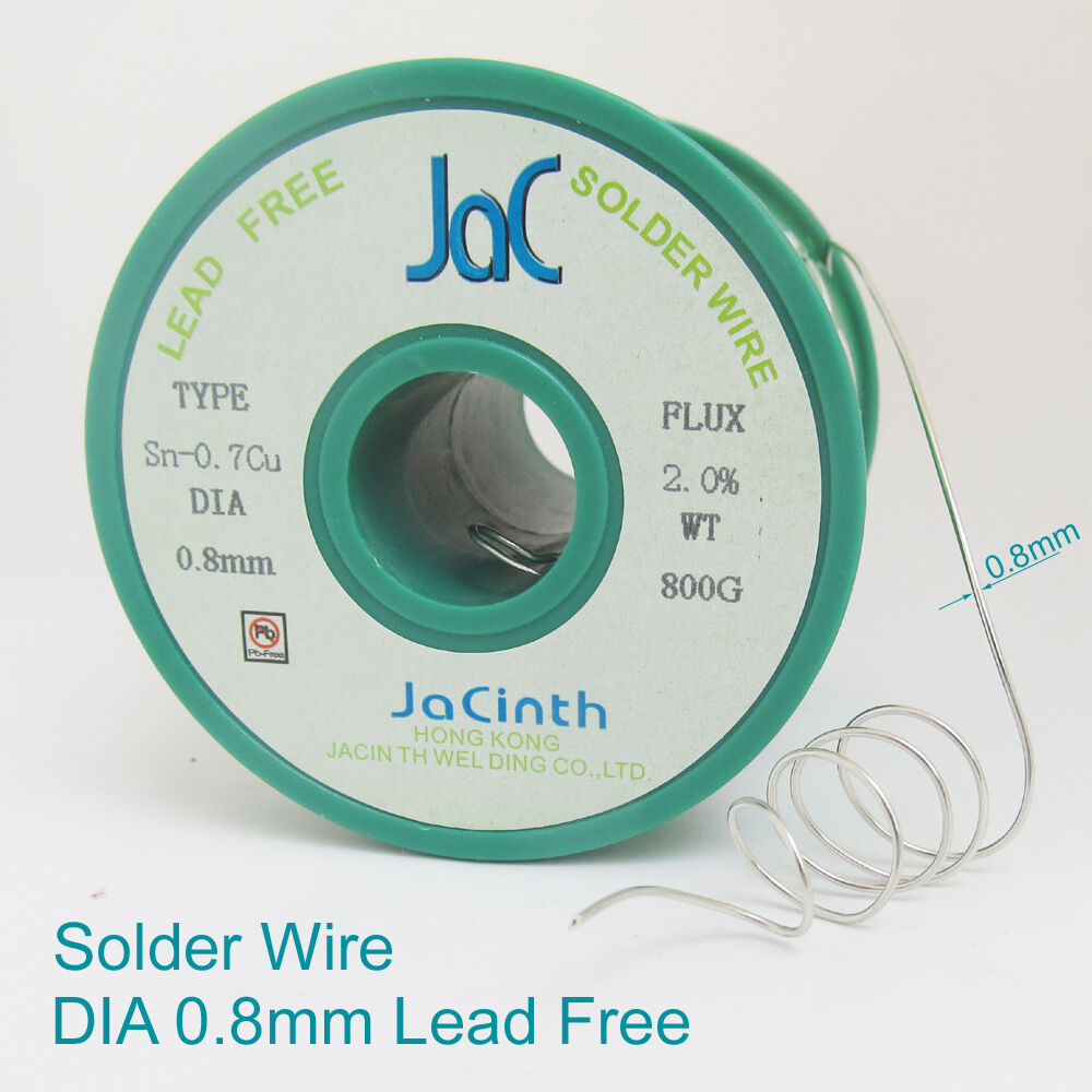 3.3FT Sn-0.7 Cu Dia 0.8mm Rosin Roll Core Tin Lead Soldering Welding Iron Wire