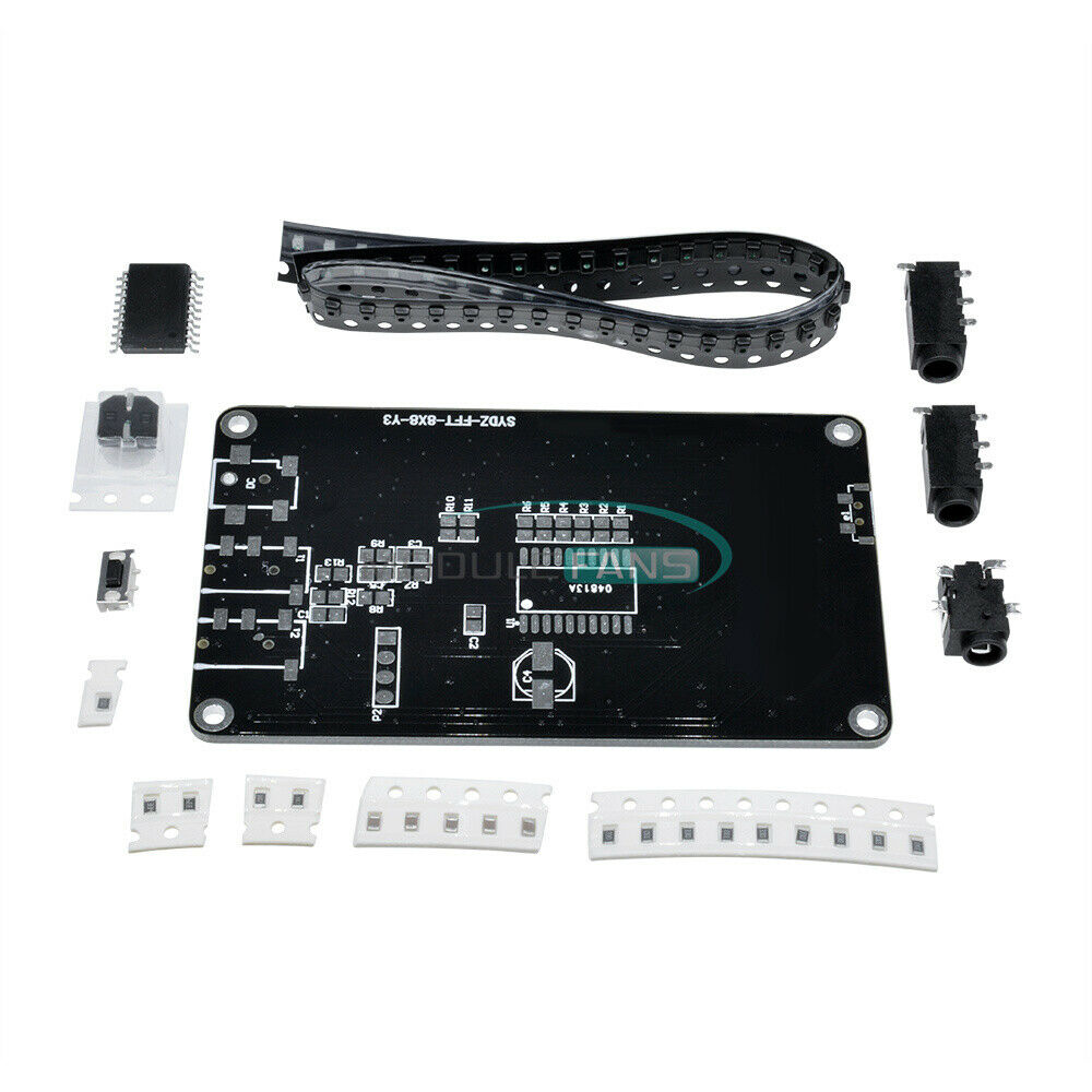 8x8 FFT Audio Indicator Red FFT Voice Frequency Voice Control LED Precis DIY Kit
