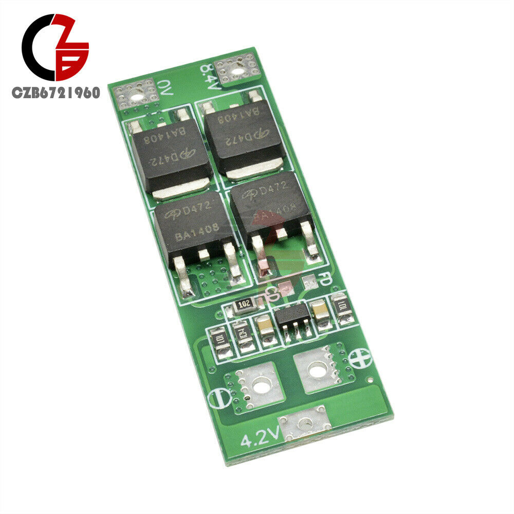2S 20A 7.4V 8.4V 18650 Lithium Battery Protection Board / BMS Board Standard