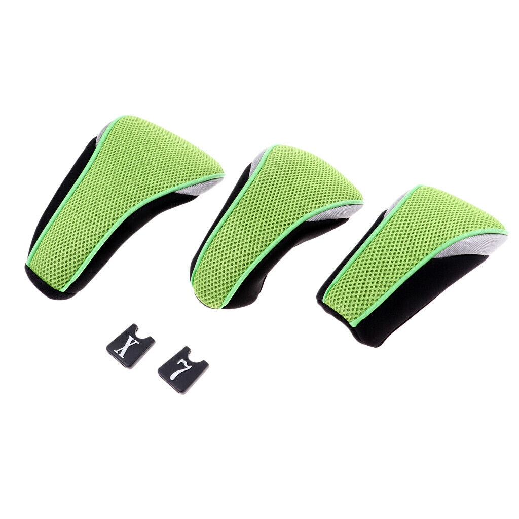 3x golf headgear Golf wood driver protection headgear