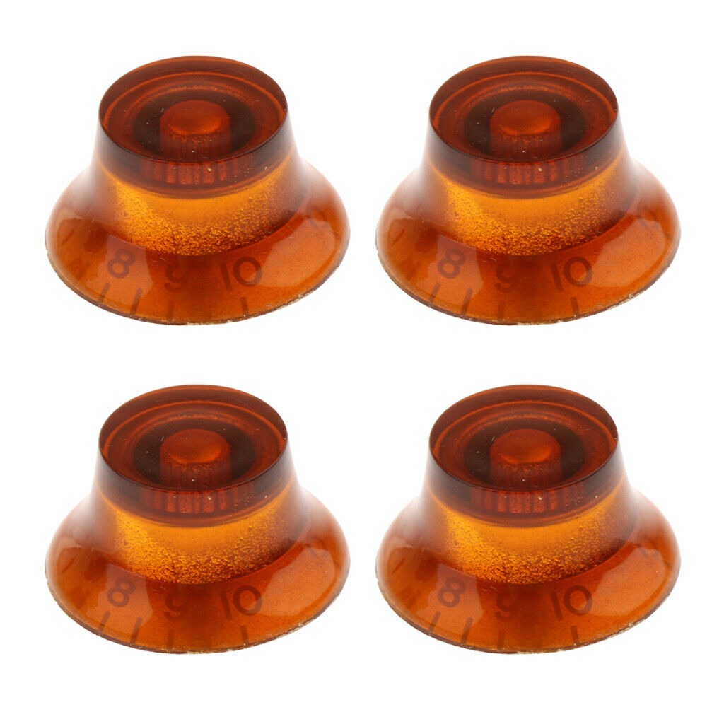 4 Pack Top Hat Guitar Speed Control Knobs for   LP Guitar Musical