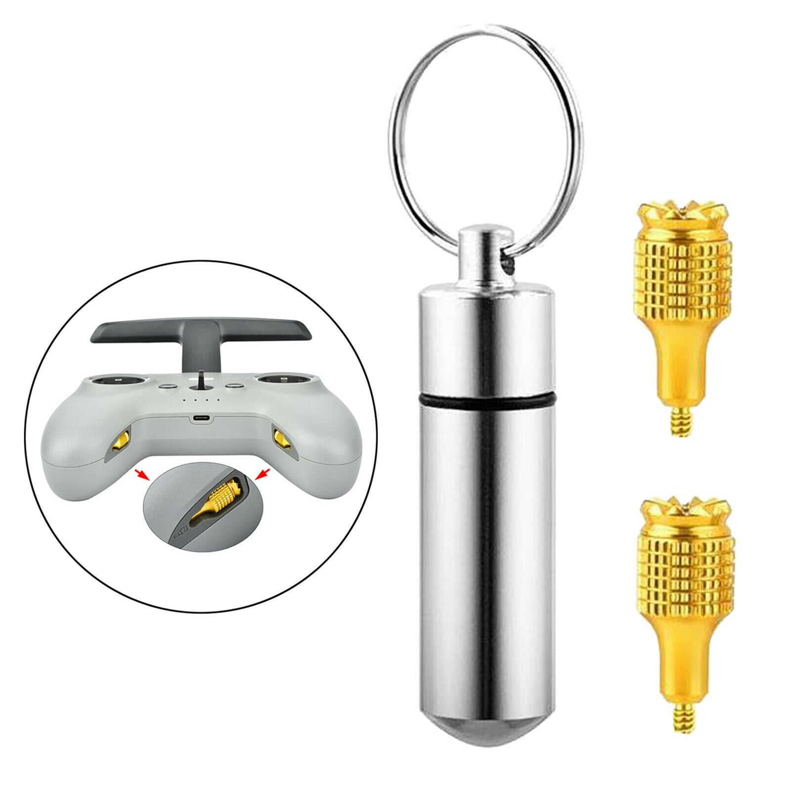 Aluminum Alloy Remote Control Stick Thumb Rocker with Holster