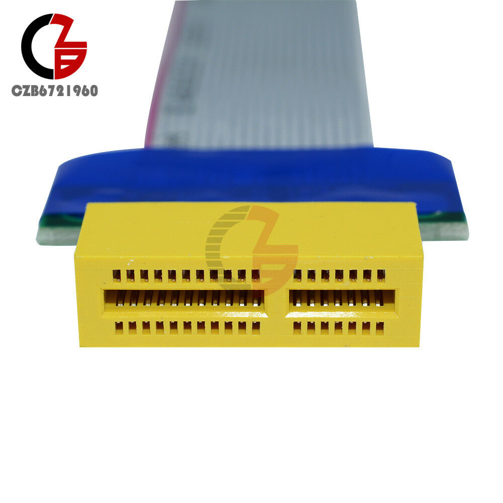 20CM PCI-E 1X to 1X Professional Riser Card Ribbon Extender PCI Express Cable