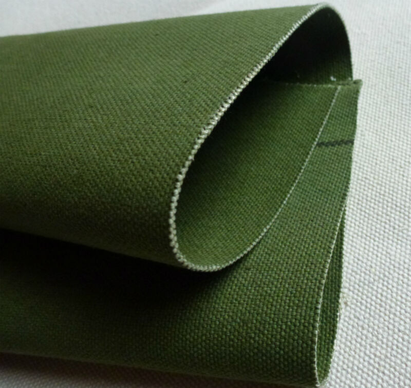 0.9m Width Thicken Army Green Cotton Canvas Fabric Heavy Duty Cloth for Craft