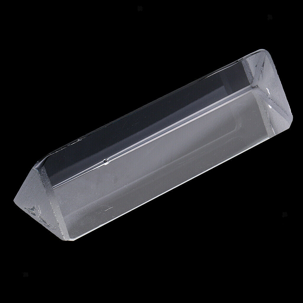 3 inch Triangular Prism Teaching Optical Glass Physics Education