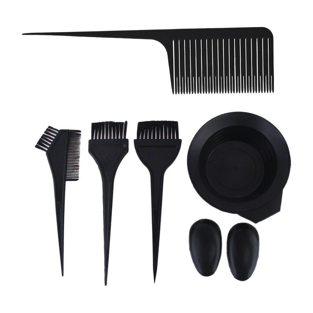 Professional Hair Color Bowl Comb Brush Ear Protect Covers Weave Comb Tools