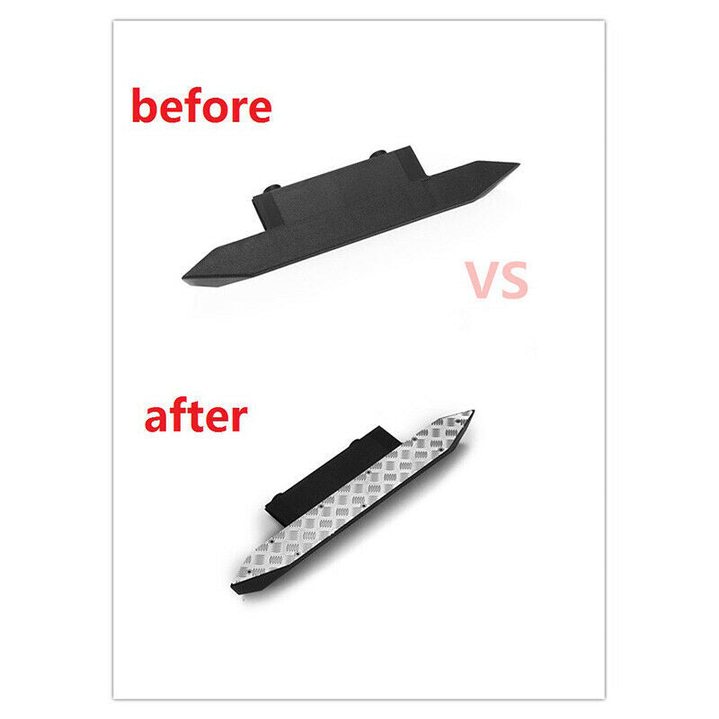4X(Front & Rear Bumper Decorative Anti-Scratch Strip Anti-Skid Plate 1/10 RM9A9)