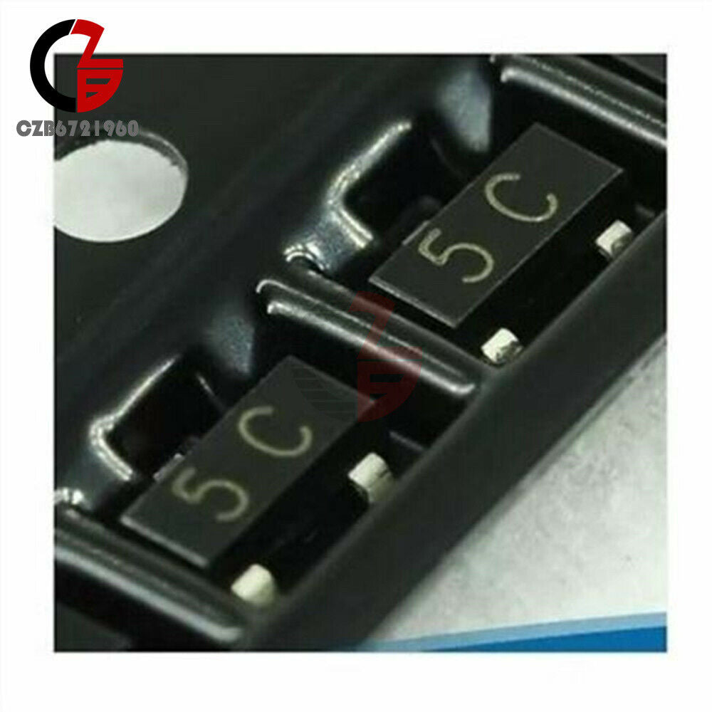 100PCS BC807-40 BC807 Transistors PNP SMD 0.5A 45V SOT23