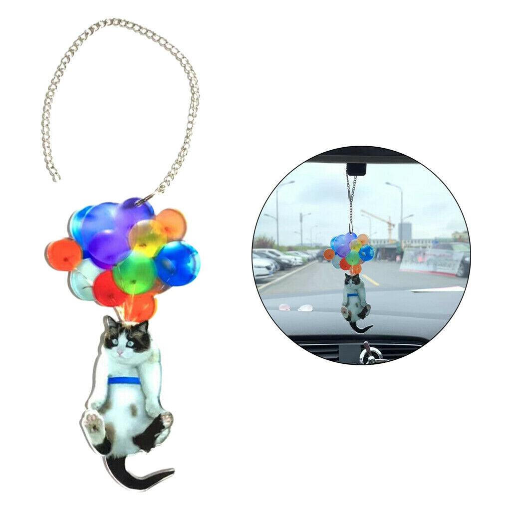 Lovely Rear View Mirror Pendant Acrylic Handbag Cellphone Hanging Ornament