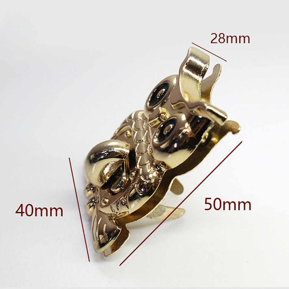 1Pc Owl Alloy Twist Turn Lock Purse Buckle Fasteners DIY Handbag Bag Replacement