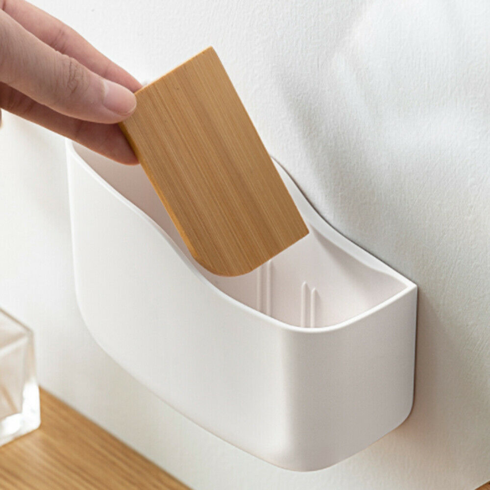 Wall Mounted Storage Phone Holder Remote Control Storage Case Phone Plug Holder