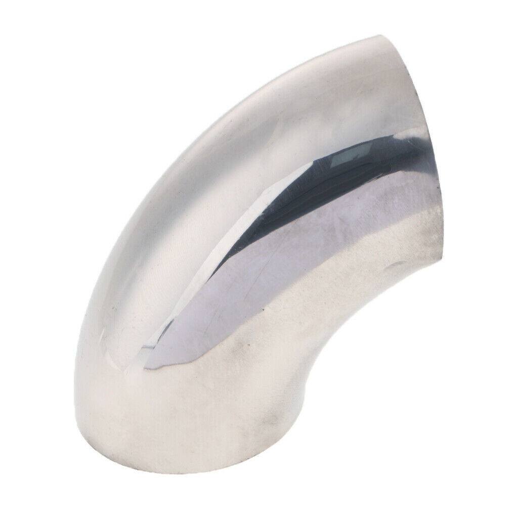 6 Pieces Auto 2.5" 63mm 90Degree Bendable Exhaust Pipe Tube Thickness:1mm