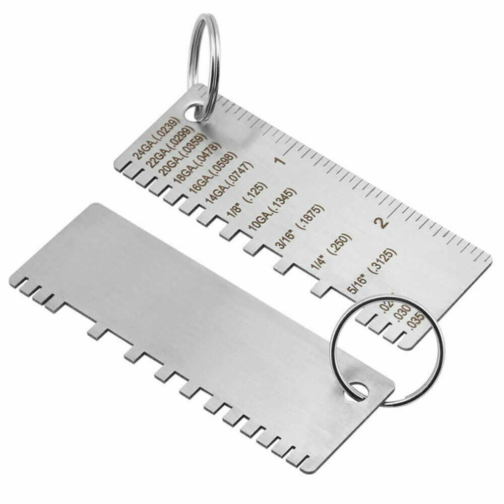 Thickness Sheet Metal Gauge Gage Measuring Tool Wire Gauge Stainless Steel