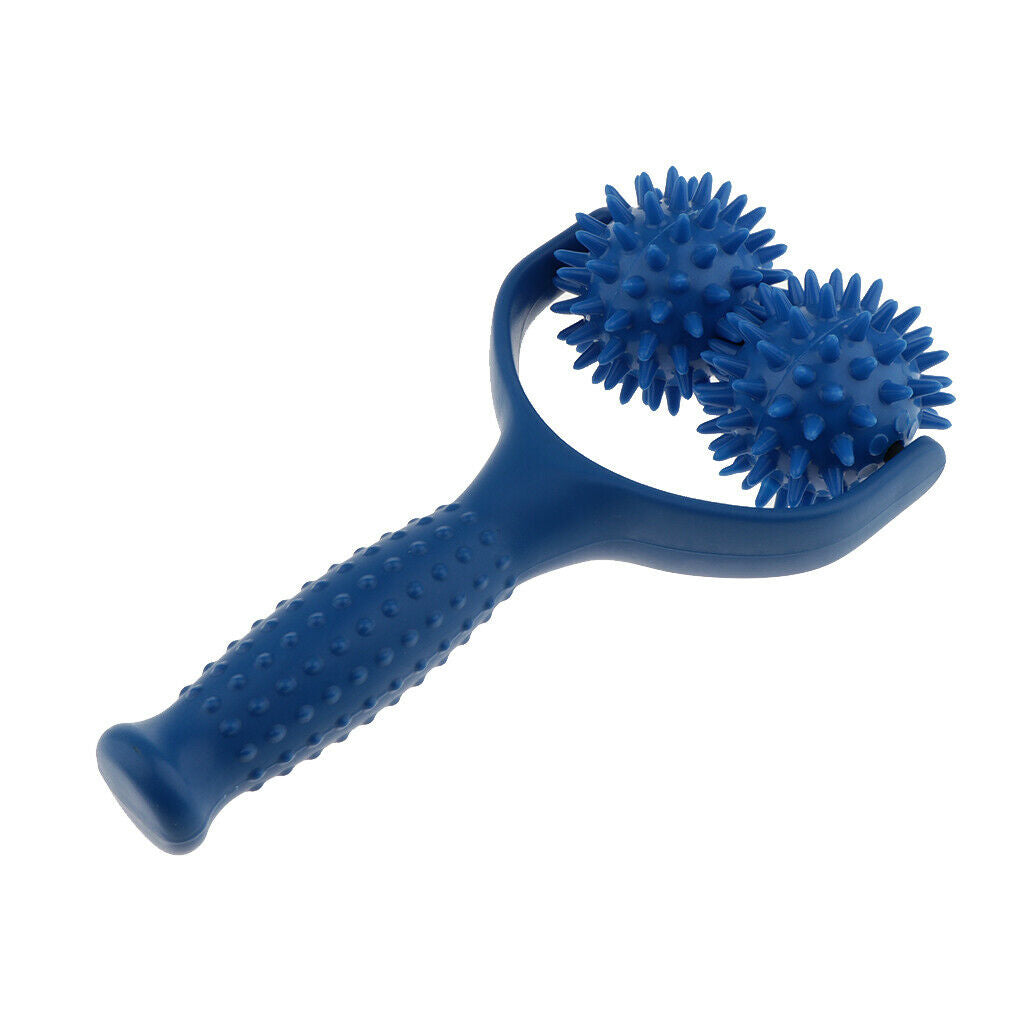 2 lot Y Shaped 2 Balls Spiky Massage Ball Arms Full Body Muscle Relief