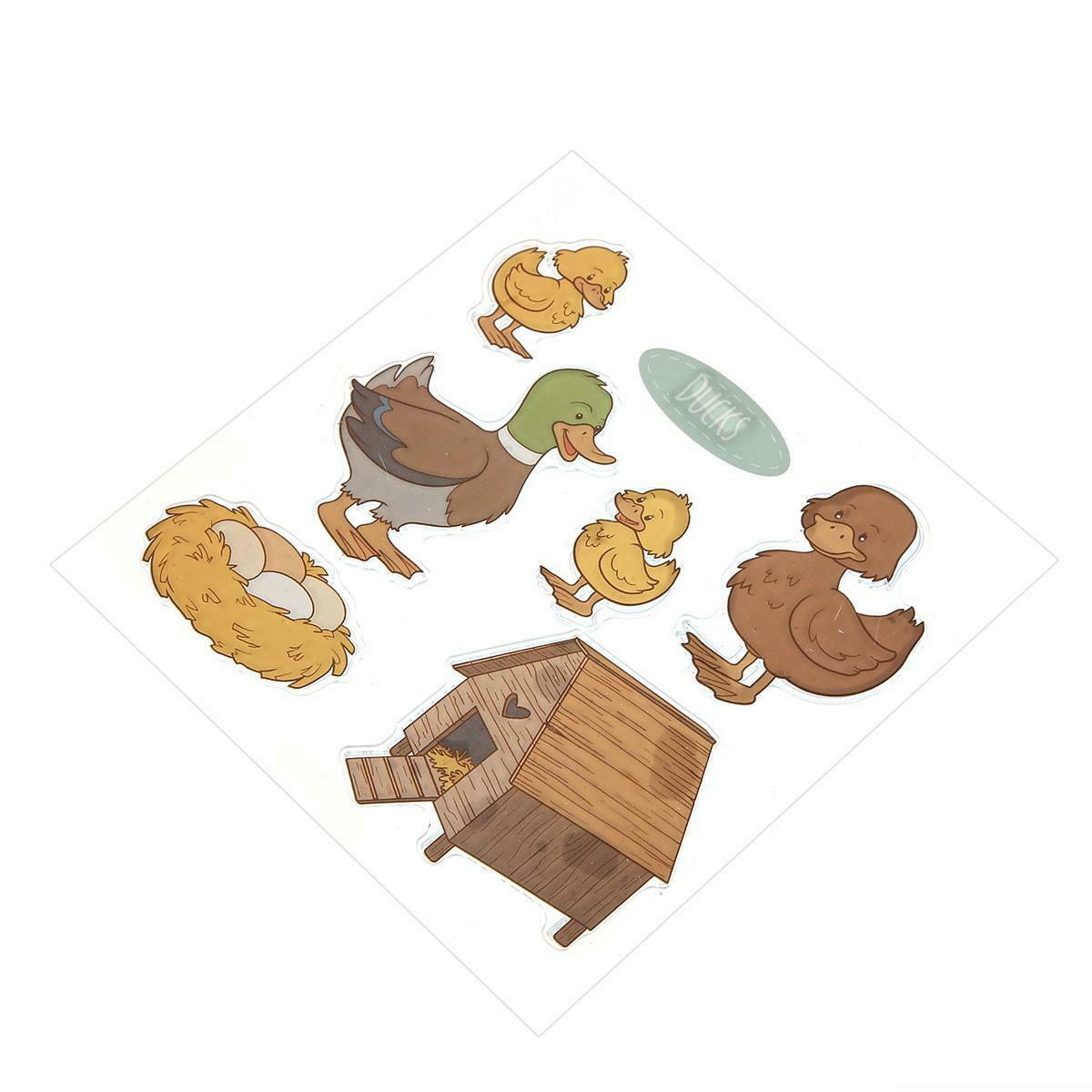Farm Duck Silicone Stamp Cutting Die Stencil Frame Scrapbook Decor Craft @