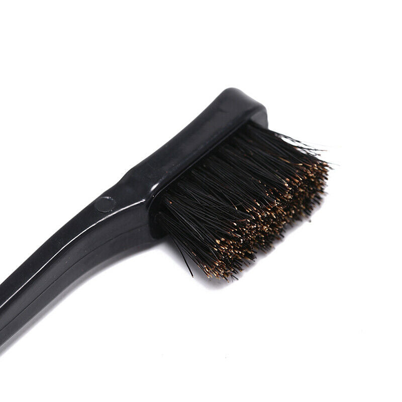 2pcs Edge Double Sided Comb Hair Control Brush Gel Smooth Natural Colors .l8